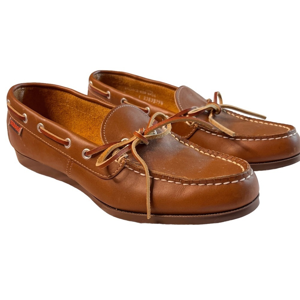 SEBAGO Campsides Leather Docksider ShoesSize 7.5 in Dark Brown